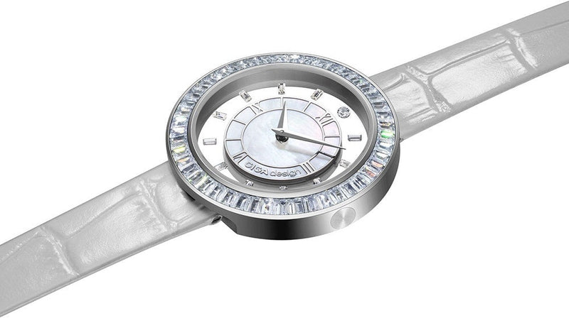 Relógio Feminino Ciga Design D022-SIWH-1WH Sparkle Collection Quartz Watch Silver