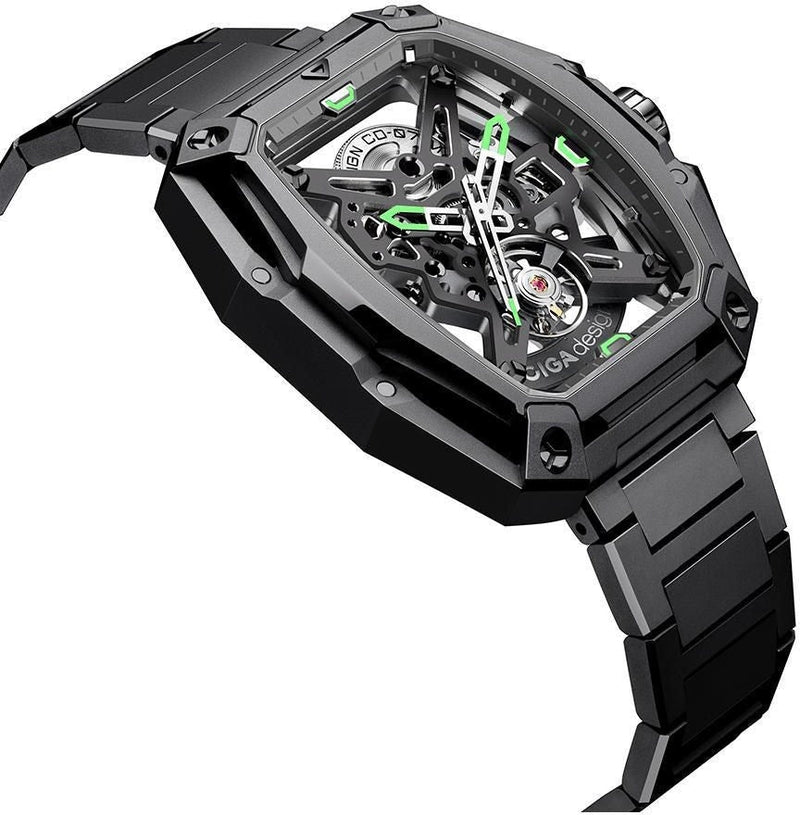 Relógio Masculino Ciga Design Z035-BB01-W1B Z Series Hunter Automatic Watch Black