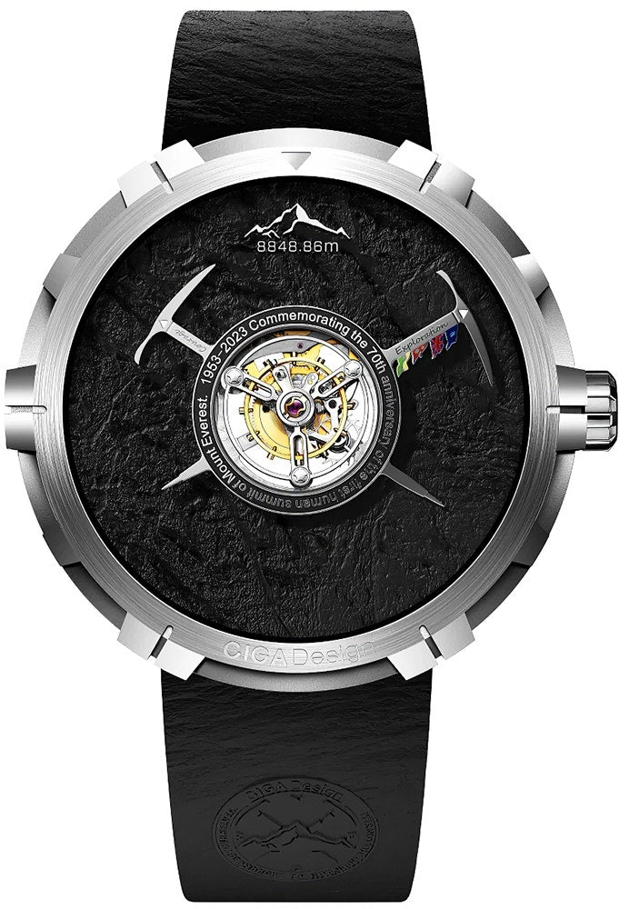 Relógio Masculino Ciga Design U051-TB01-W6B Mechanical U Series Mount Everest Titanium