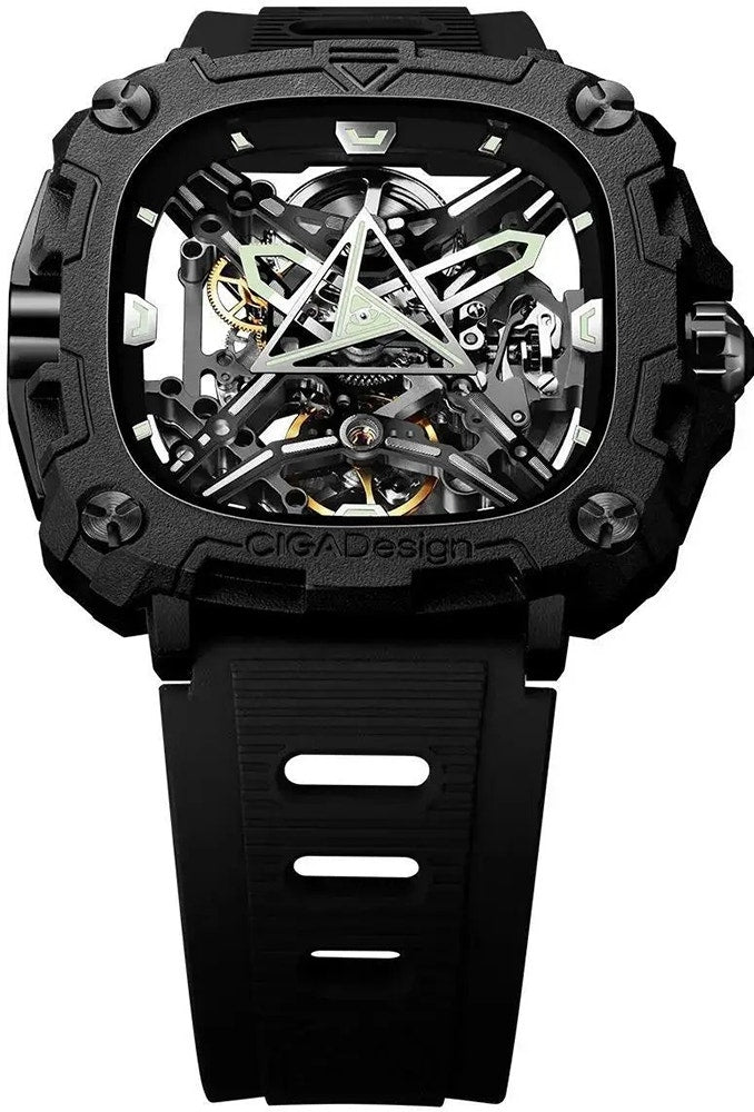 Relógio Masculino Ciga Design X051-BB01-W5B Mechanical Watch X Series Eye Of Horus Black