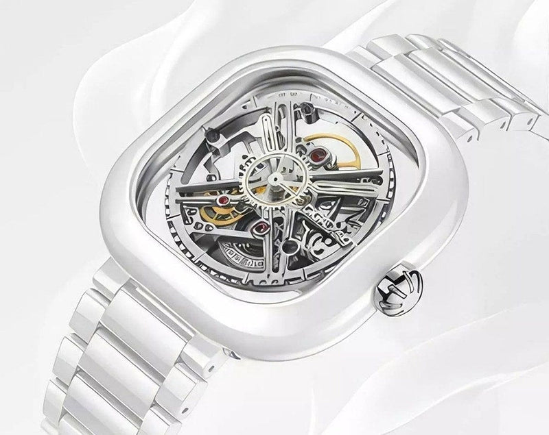 Relógio Masculino Ciga Design C012-WG01-W7W Mechanical Watch Y Series Eastern Jade White