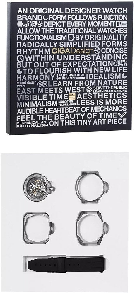 Relógio Masculino Ciga Design M051-SS01-W6B Mech M Series Magician Fancy Silver Automatic