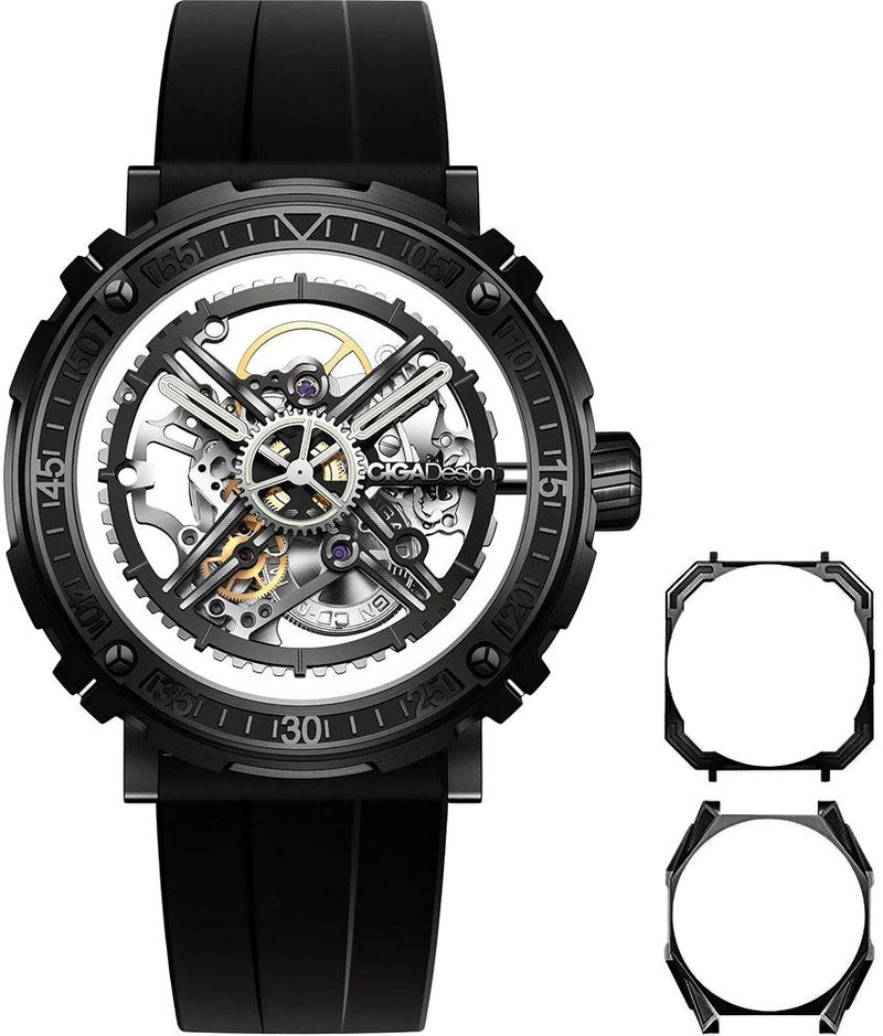 Relógio Masculino Ciga Design M051-BB01-W6B Mech M Series Magician Brilliant Black Manual