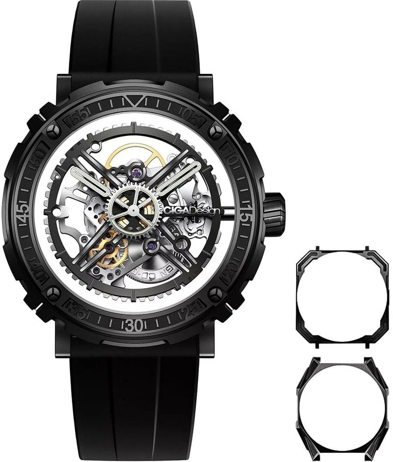 Relógio Masculino Ciga Design M051-BB01-W6B Mech M Series Magician Brilliant Black Manual