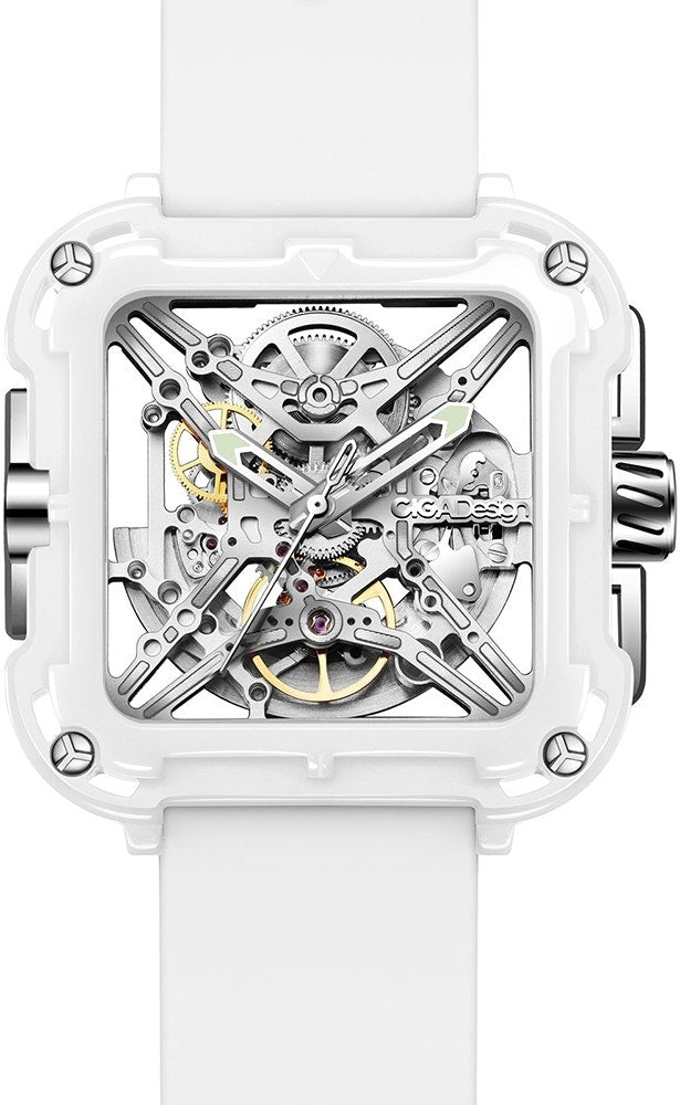 Relógio Feminino Ciga Design X012-WS02-W5WH Mechanical Watch X Series X Ki White