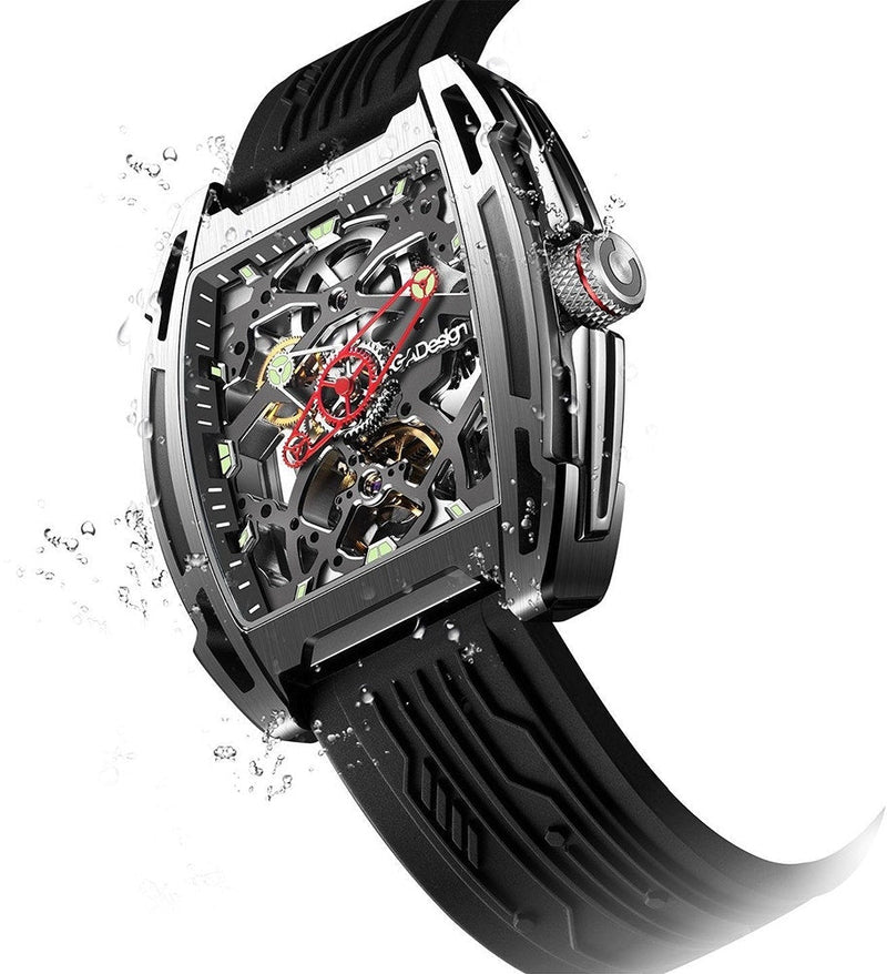Relógio Masculino Ciga Design Z062-SISI-W5BK Mechanical Watch Z Series Exploration Silver