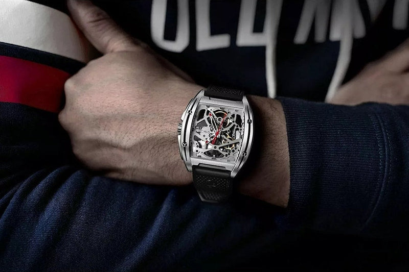 Relógio Masculino Ciga Design Z031-SISI-W15BK Skeleton Mechanical Watch Z Series Black