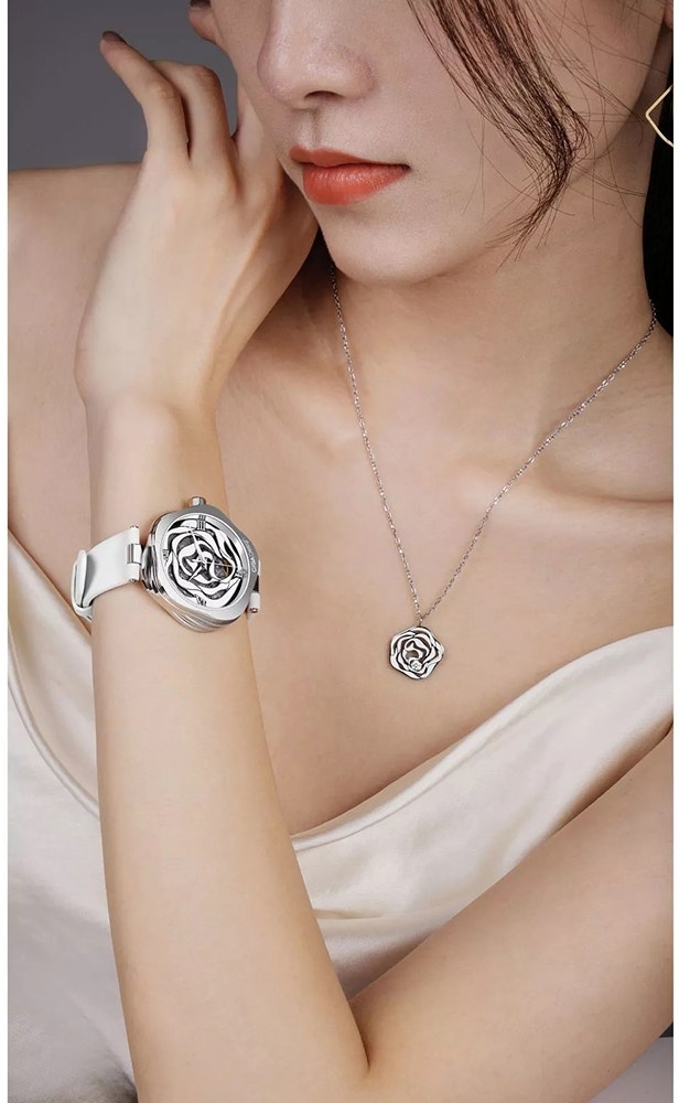 Relógio Feminino Ciga Design R022-SISI-W1 R Series Denmark Rose Mechanical Watch