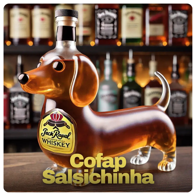 Garrafa Decorativa Dog Whiskey - Lançamento Exclusivo! 🐶